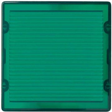Tapa difusora verde para señalizador luminoso simon 82