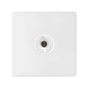 Tapa portafusible simon 82 blanco nieve