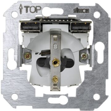 Base schuko con doble cargador usb 2.1a