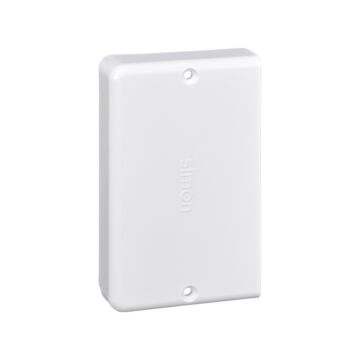 Accesorio tapa final 90x55 mm blanco