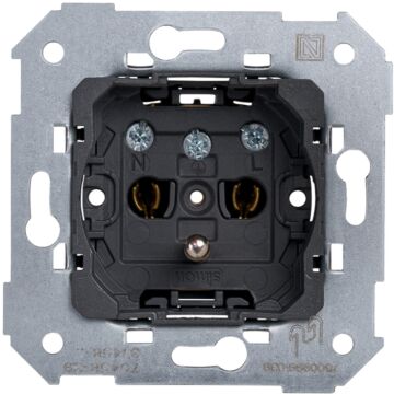 Base de enchufe francesa 16 a 250v~ con sistema de embornamiento a tornillo simon 75