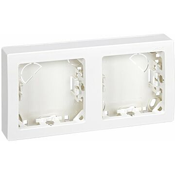 Marco con base para 2 elementos horizontal blanco simon 73 loft