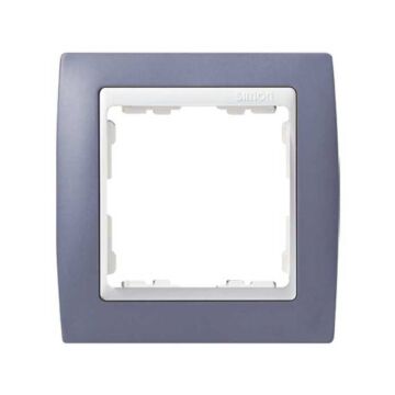 Marco para 1 elemento lila interior blanco simon 82