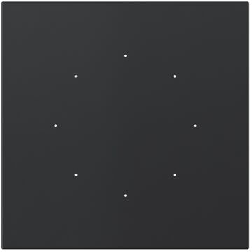 Tapa para zumbador negro mate simon 360