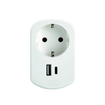 Adaptador combi usb a + c