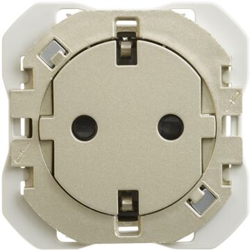 Base de enchufe schuko clean 16a 250 v~ con sistema de embornamiento a tornillo cava simon 270