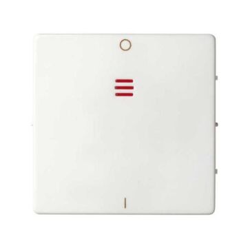 Tecla individual para interruptor bipolar con piloto y grabado i/o blanco simon 82