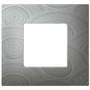 Funda intercambiable para marco 1 elemento gris helios simon 27 play