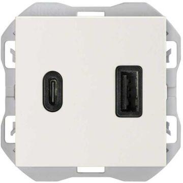 Cargador usb doble a+c 3,1a quickcharge