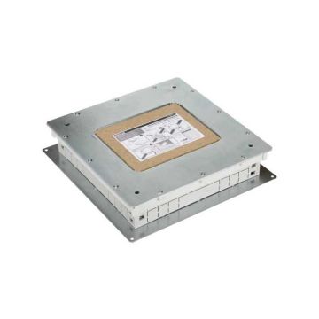 Cubeta metálica caja suelo reg. 3 mód.