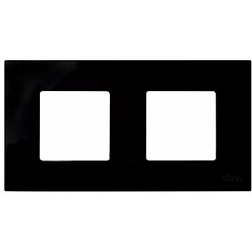 Funda intercambiable para marco 2 elementos negro simon 27 play