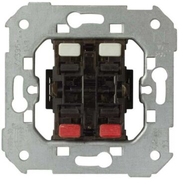 Grupo de 2 pulsadores 10 a 250v~ (2 entradas+2 salidas), apto mec.persianas sin sistema de enclavamiento con emb.rápido simon 75