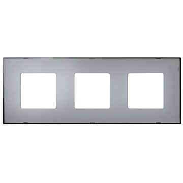 Funda intercambiable para marco 3 elementos gris translúcido simon 27 play