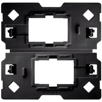 Pieza adaptadora para 2 conectores informáticos rj45 compatible con keystone® y systimax® simon 100