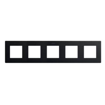 Marco para 5 elementos negro mate simon 270