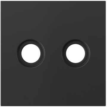 Tapa para toma r-tv+sat universal negro mate simon 360