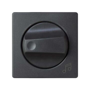 Tapa y botón simon 82 para potenciómetro grafito