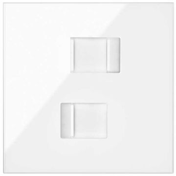 Kit front 1 elemento 2 tomas rj45