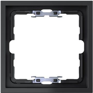 Marco para 1 elemento negro mate con alineador simon 360