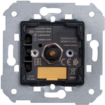 Regulador 250v corte de fase 2 hilos para led simon 75