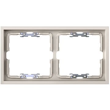 Marco para 2 elementos arena mate con alineador simon 360