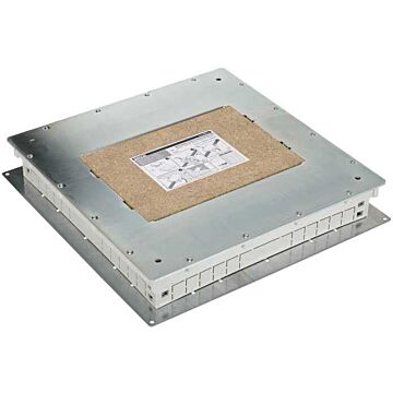 Cubeta metálica caja suelo reg. 6 mód.