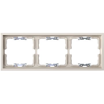 Marco para 3 elementos arena mate con alineador simon 360