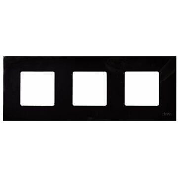 Funda intercambiable para marco 3 elementos negro simon 27 play