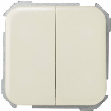 Grupo de 2 interruptores 10 ax 250v~ con sistema de embornamiento rápido marfil simon 31