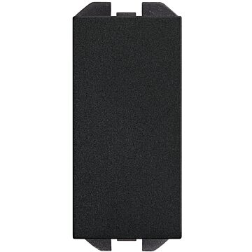 Tapa ciega estética mínima negro mate simon 270