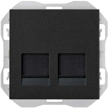 Tapa rj45 doble sin conector