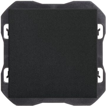 Tapa ciega negro mate simon 270