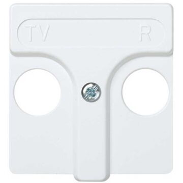 Placa para tomas inductivas de r-tv blanco simon 27 play