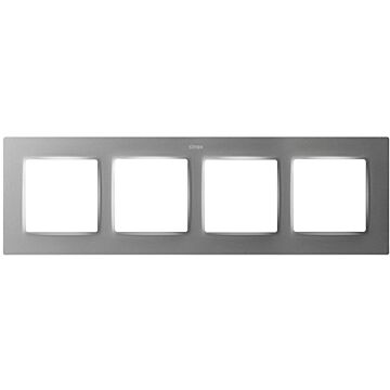 Marco para 4 elementos aluminio simon 82 concept