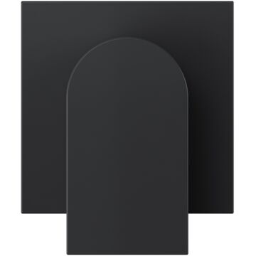 Tapa para conector fibra óptica doble negro mate simon 360