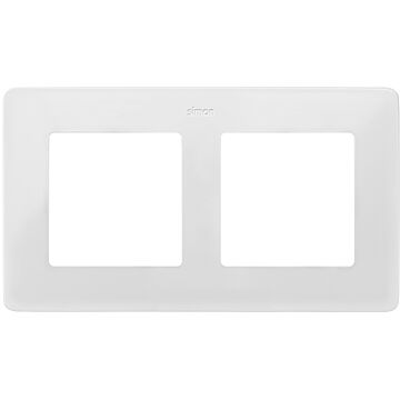 Marco para 2 elementos blanco cálido simon 82 detail original