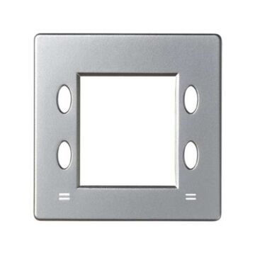 Placa para mecanismos electrónicos con display aluminio simon 82
