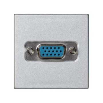Conector vga a tornillo c/placa aluminio