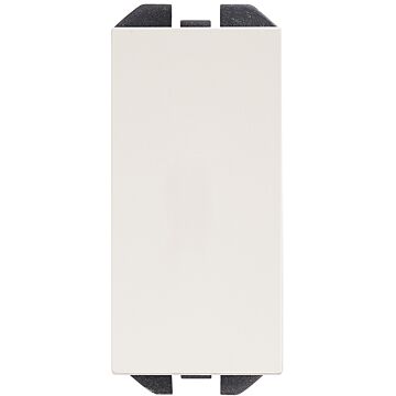 Interruptor unipolar pulsante 10ax 230v~ de tecla estrecha con sistema de embornamiento rápido blanco mate simon 270