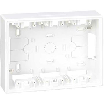 Base caja pared superficie kit 3 mod.bl