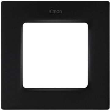 Marco para 1 elemento negro mate simon 82 concept