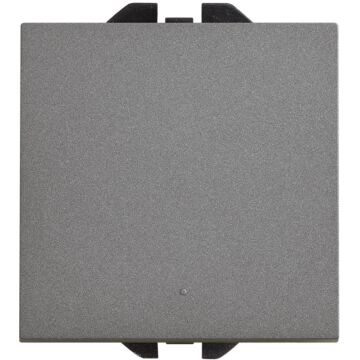 Interruptor unipolar pulsante 10ax 230v~ con sistema de embornamiento rápido titanio simon 270