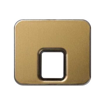 Tapa para tomas de teléfono bronce simon 75