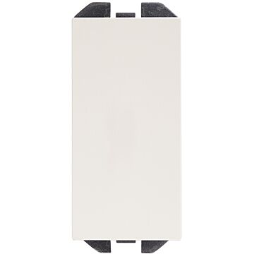 Tapa ciega estética mínima blanco mate simon 270