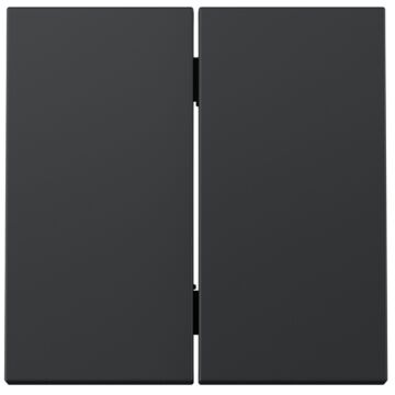 Tecla doble para mecanismo doble cruce basculante negro mate simon 360