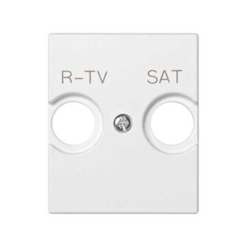 Tapa para toma r-tv+sat blanco simon 82 centralizaciones