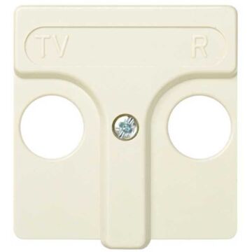 Placa para tomas inductivas de r-tv marfil simon 27 play