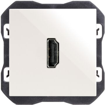 Conector hdmi 2.0 4k hembra-hembra blanco simon 270