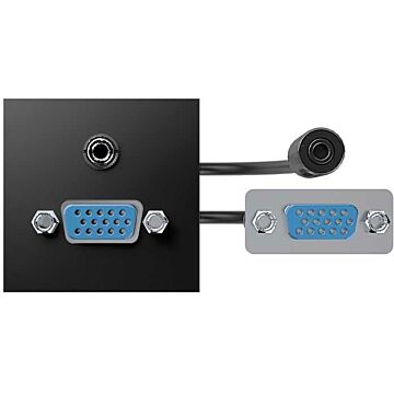 Placa conector+lat vga/minijack, h/h, ng