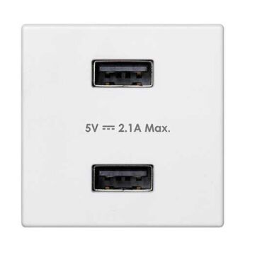 Cargador k45 2xusb de 5v/dc 2,1a